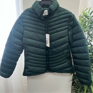 River Trail Green Puffer Jacket 2XL
